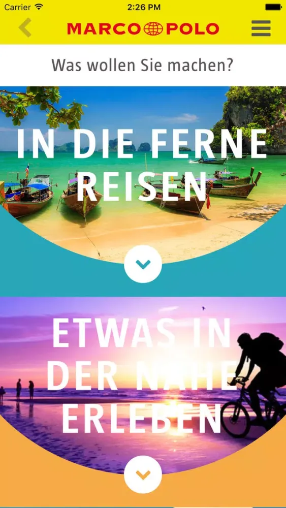 MARCO POLO Guides Ekran Görüntüleri