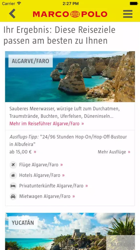 MARCO POLO Guides Ekran Görüntüleri