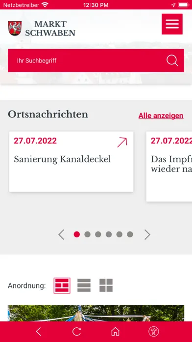 Tangkapan skrin Markt Schwaben