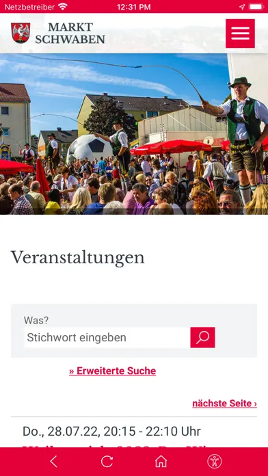 Tangkapan skrin Markt Schwaben