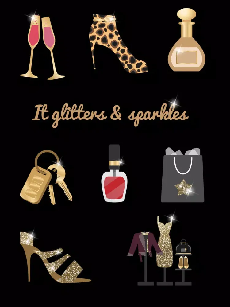 Capturas de pantalla de Bling Bling animated Stickers iPad 