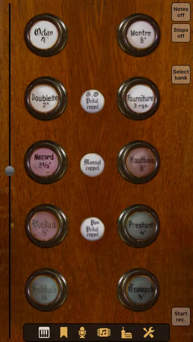 Tangkapan skrin Jeux d'orgues Mini