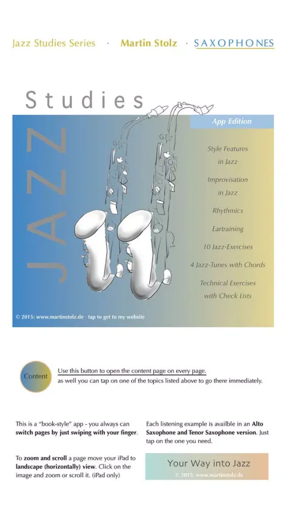 Jazz Studies Saxophones English Version应用截图