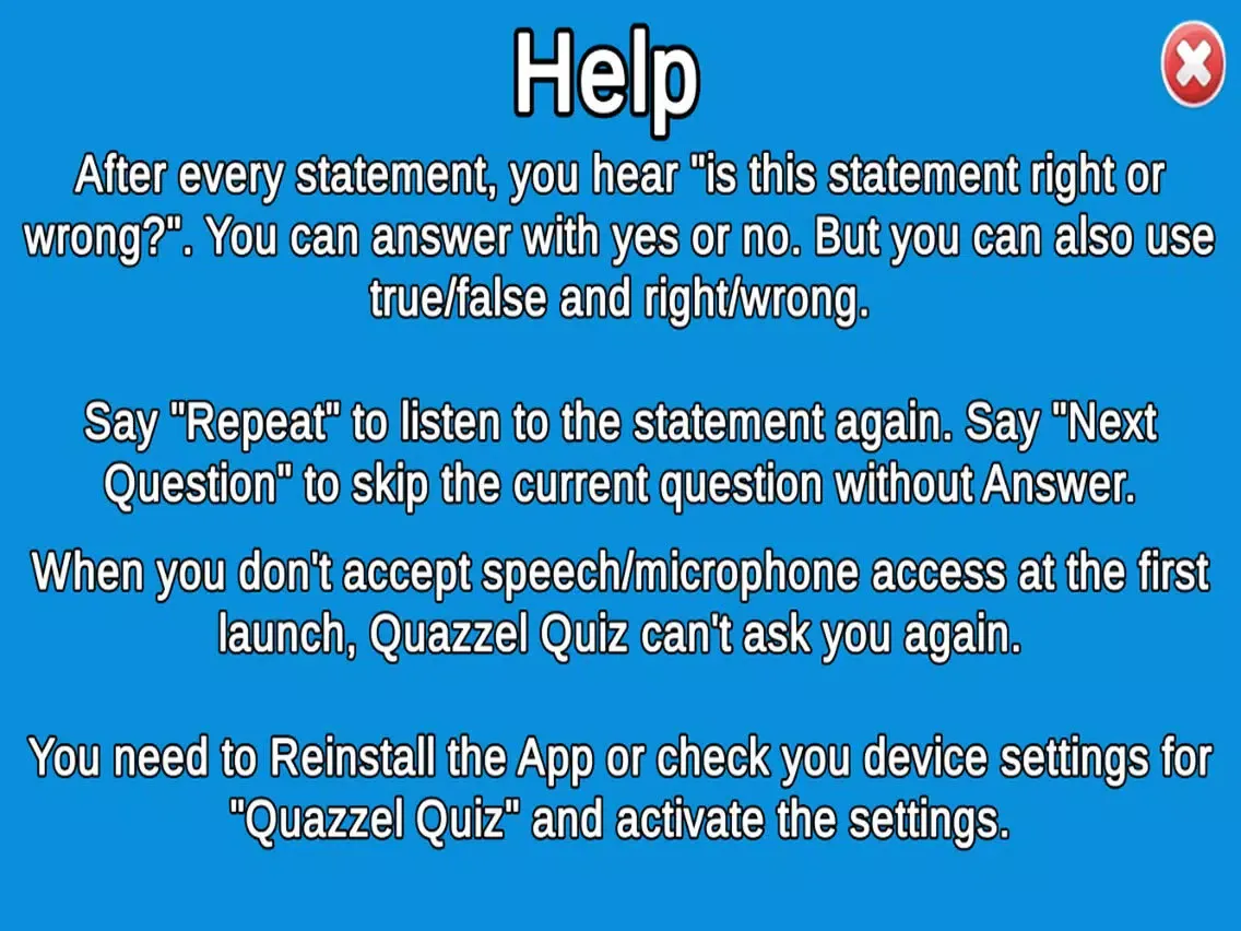 Capturas de tela do Quazzel Quiz: Speak your answer iPad 