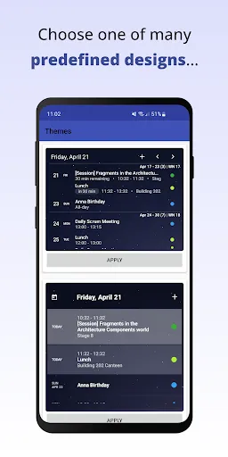 Capturas de pantalla de Your Calendar Widget