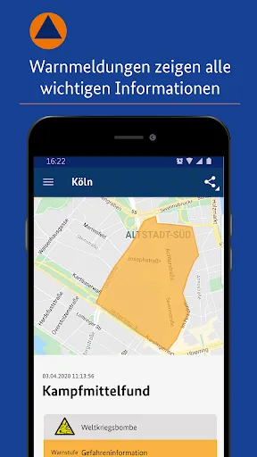 NINA - Die Warn-App des BBK Screenshots