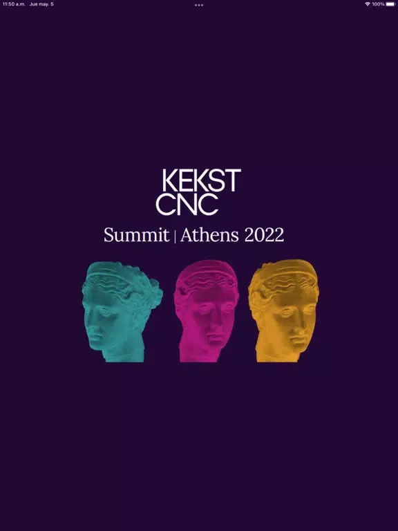 Screenshot di Kekst CNC Summit 2022 iPad 