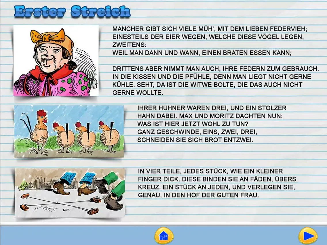 Скриншоты Max und Moritz Interaktiv iPad 