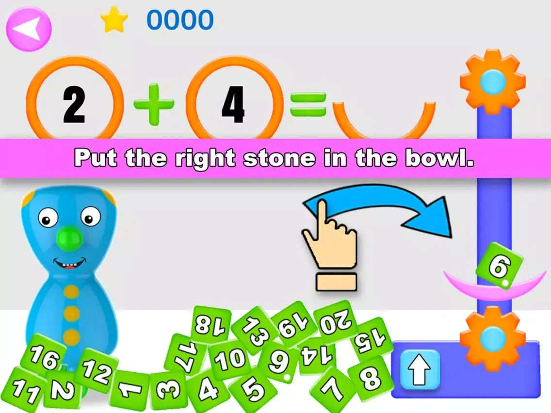 Capturas de tela do Funny Math Monster iPad 