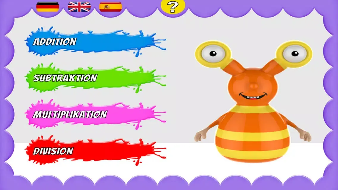 Capturas de tela do Funny Math Monster