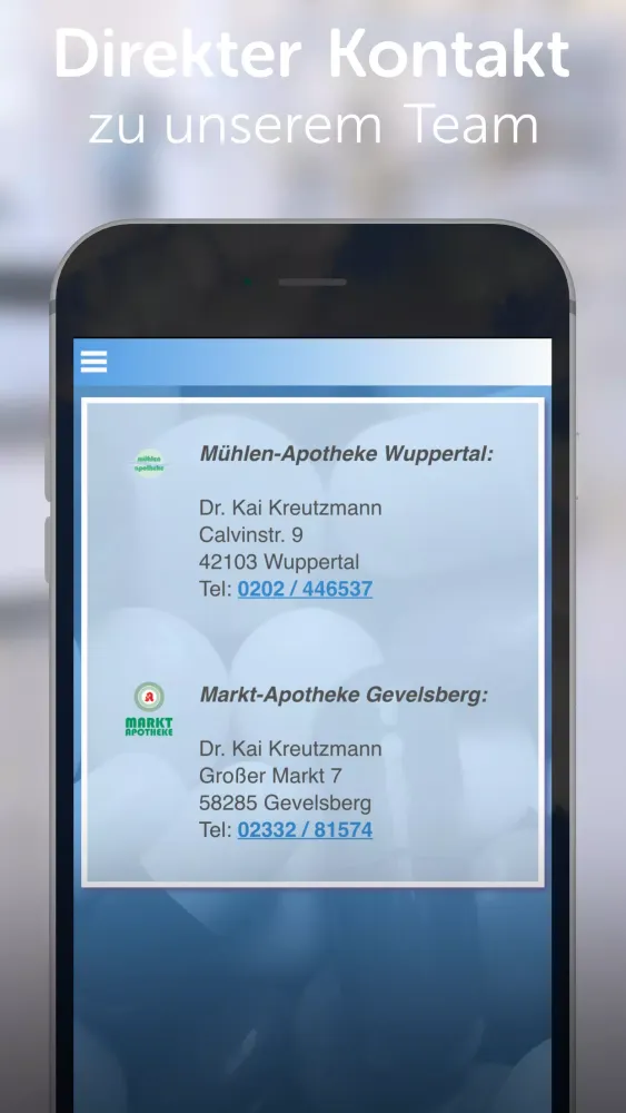 Apotheke Wuppertal Gevelsberg स्क्रीनशॉट