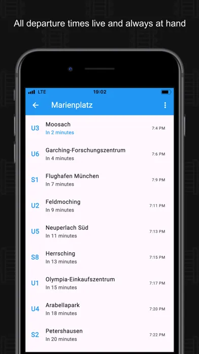 MVG Live Timetable应用截图