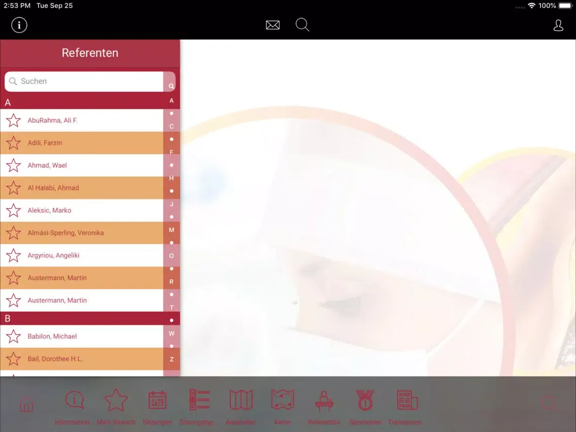 Capturas de pantalla de Tagung Gefäßchirurgie 2018 iPad 