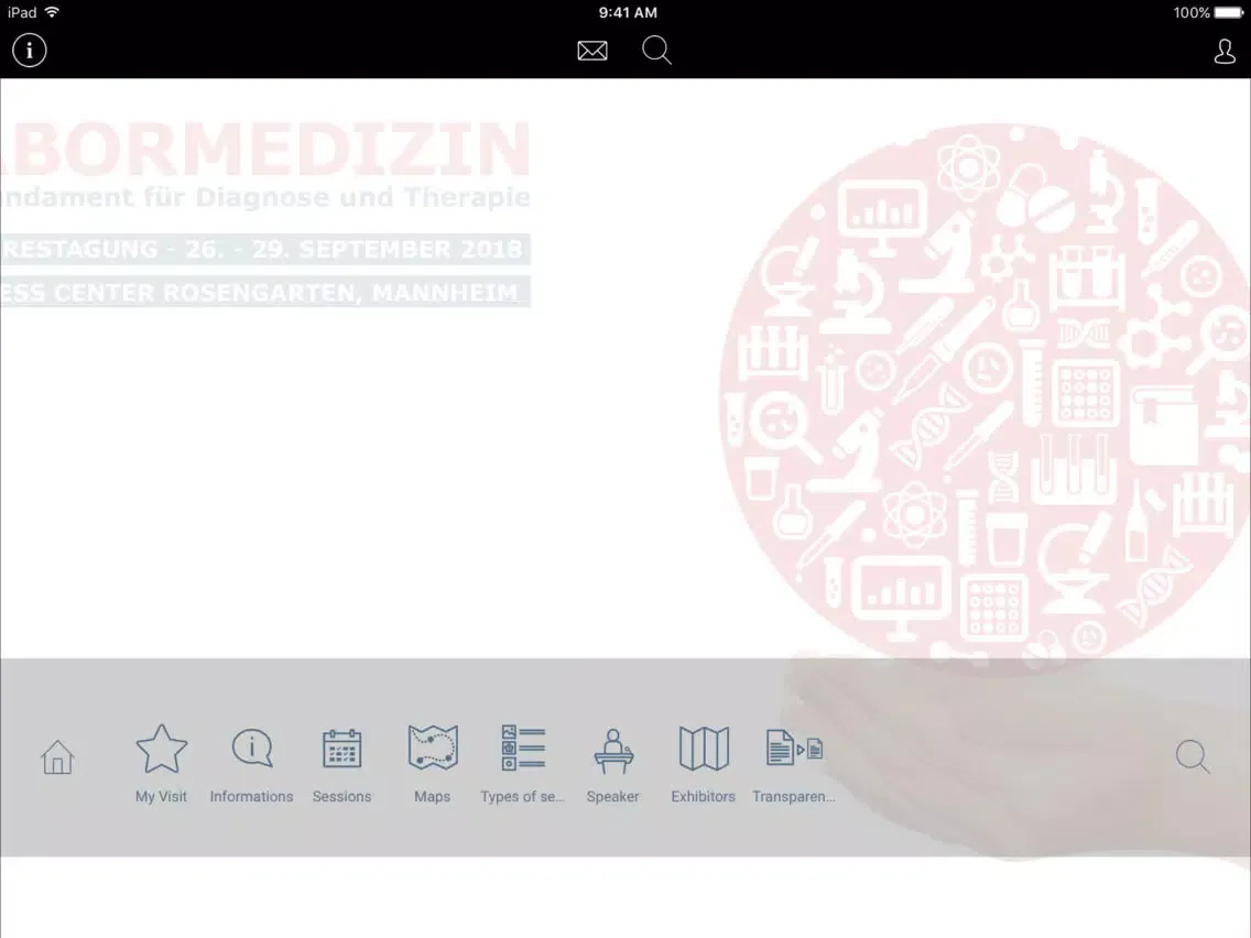 Ảnh chụp màn hình của 15. Jahrestagung DGKL 2018 iPad 