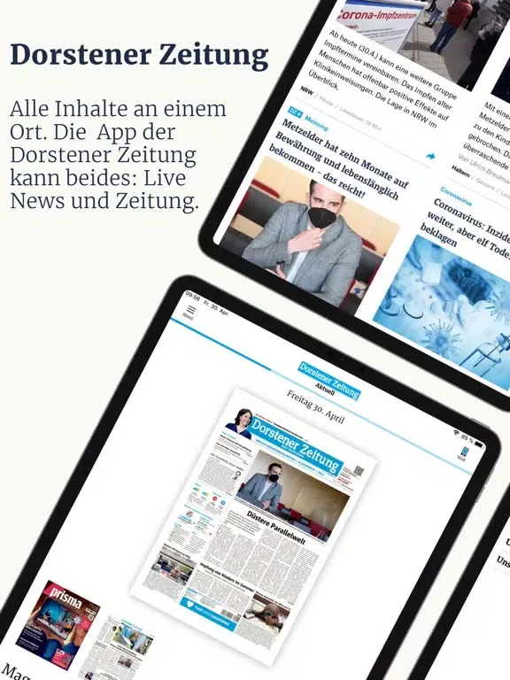 Dorstener Zeitung iPad  Screenshots
