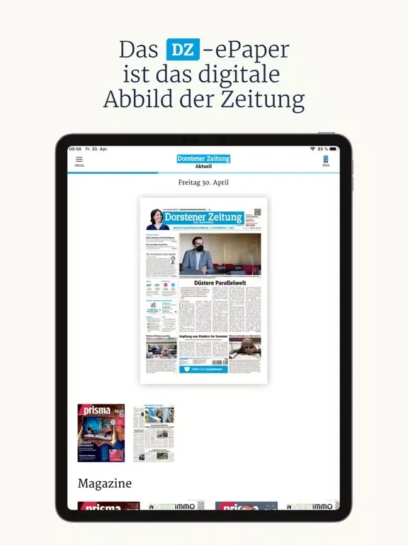 Dorstener Zeitung iPad  Screenshots