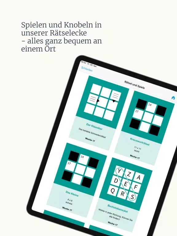 Dorstener Zeitung iPad  Screenshots