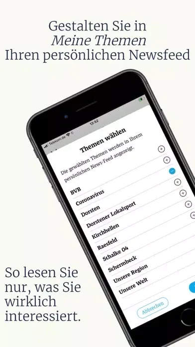 Dorstener Zeitung Screenshots