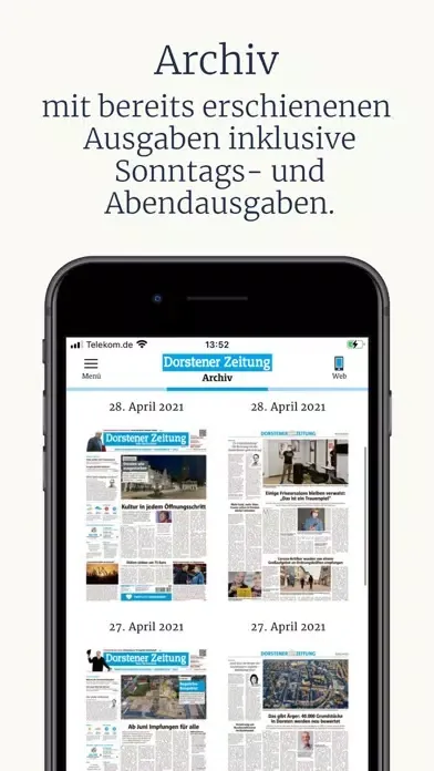 Dorstener Zeitung Screenshots