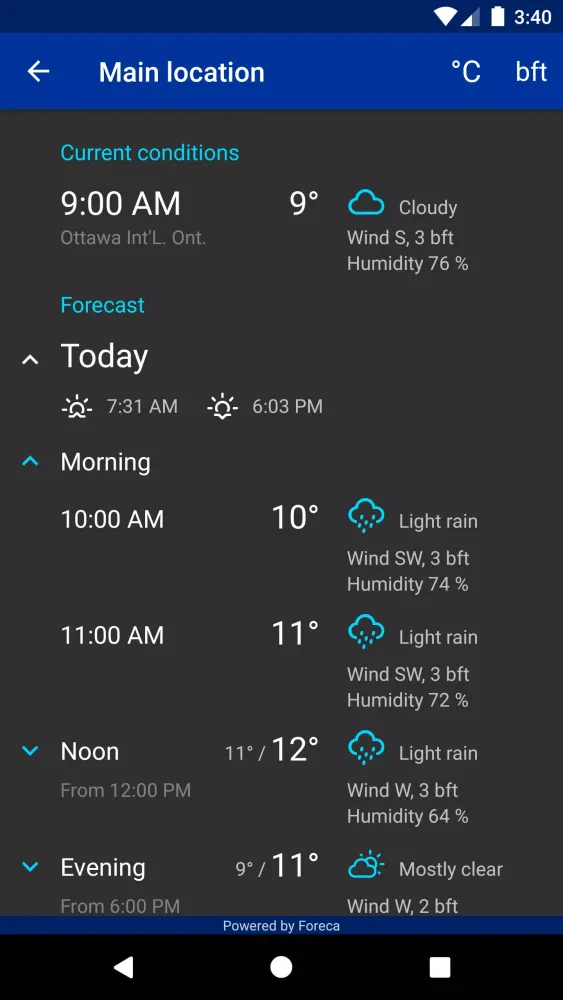 Rain Alarm Pro Screenshots