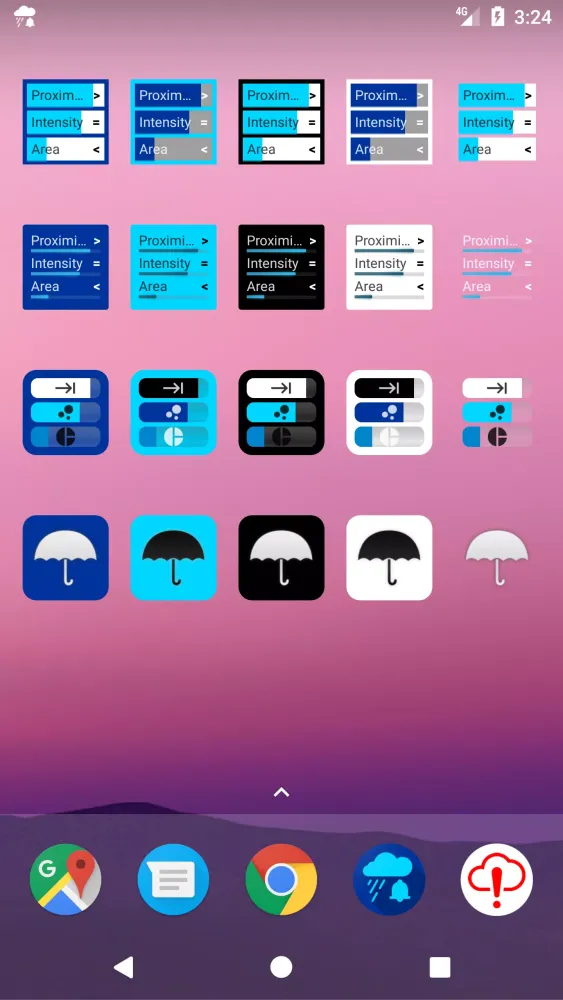 Rain Alarm Pro Screenshots