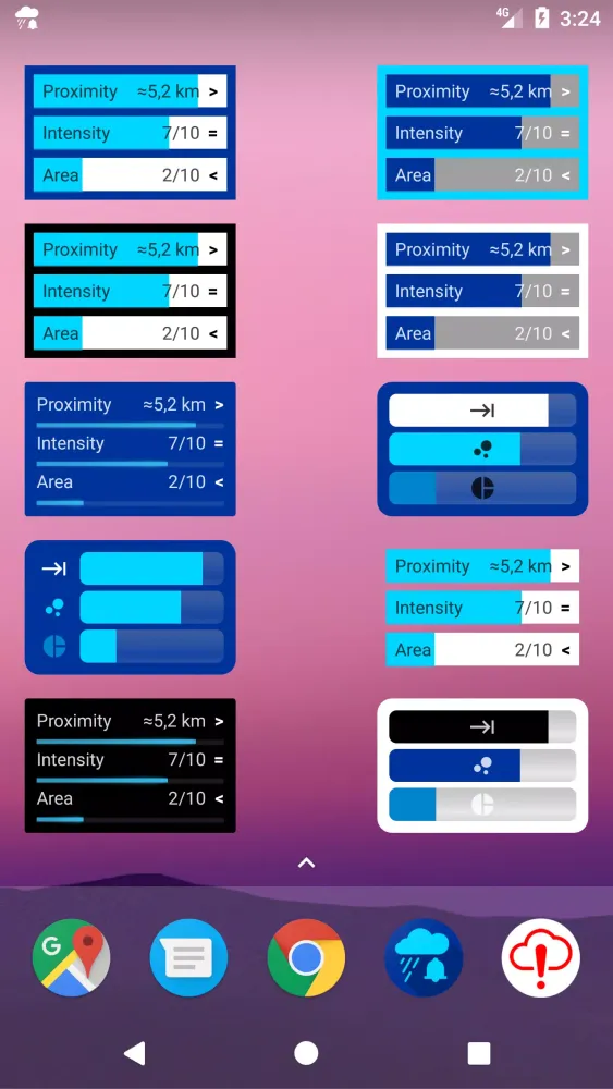 Rain Alarm Pro Screenshots