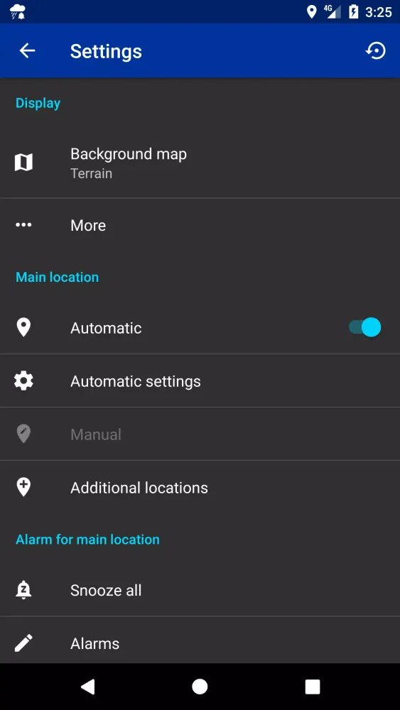 Rain Alarm Pro Screenshots