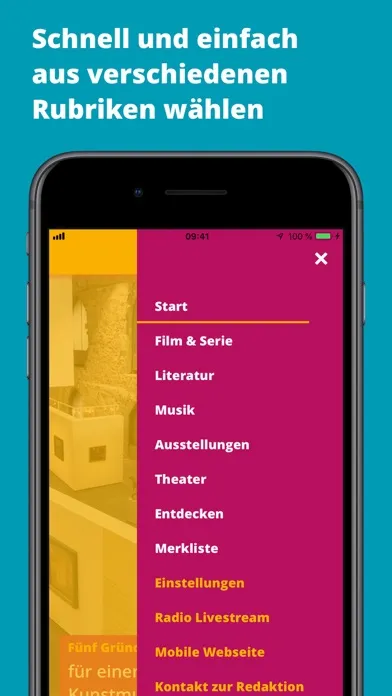 Capturas de tela do MDR KULTUR – Die App