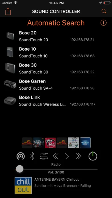 Controller Pro Bose SoundTouch Screenshots