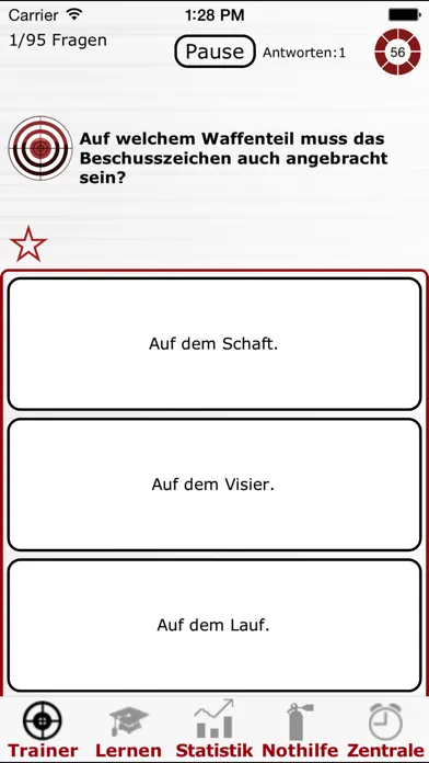 Zrzuty ekranu Waffenkunde Trainer