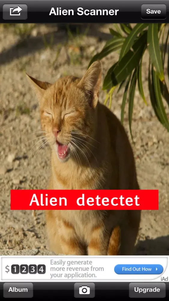 Captures d'écran de Alien Scanner FREE