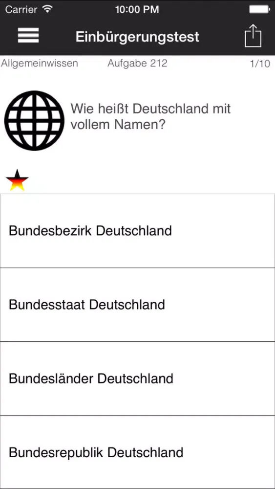 Capturas de pantalla de Citizenship 2015 - "Leben in Deutschland" Offiziell