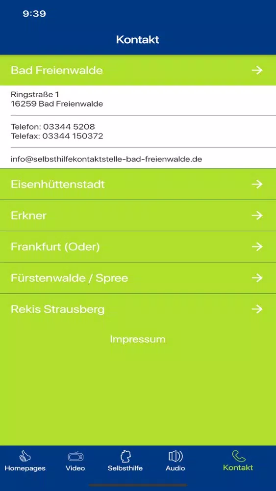Selbsthilfe Oderland應用截圖