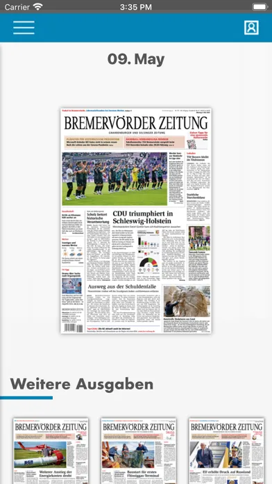 Tangkapan layar Bremervörder Zeitung