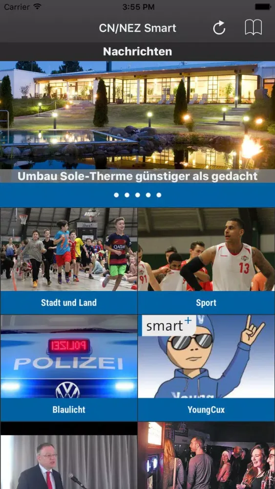 Capturas de tela do Cuxhaven-Niederelbe Verlagsgesellschaft Smart