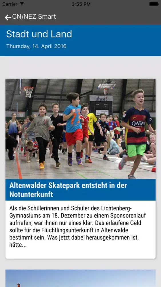 Capturas de tela do Cuxhaven-Niederelbe Verlagsgesellschaft Smart