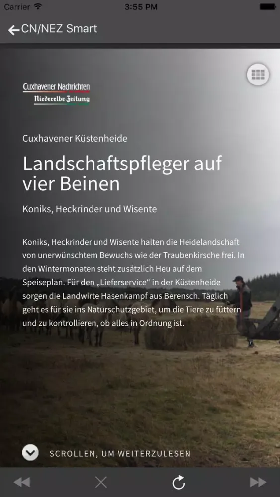Capturas de tela do Cuxhaven-Niederelbe Verlagsgesellschaft Smart