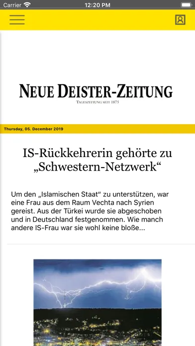 Neue Deister-Zeitung E-Paper Screenshots