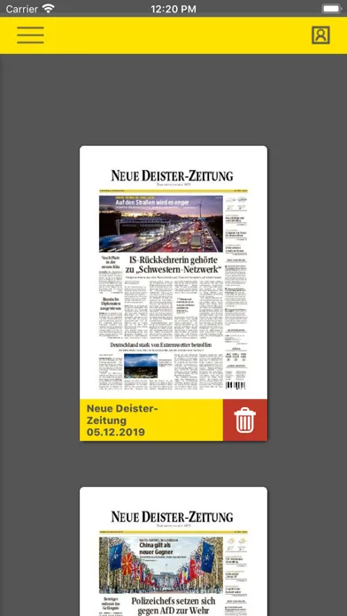 Neue Deister-Zeitung E-Paper Screenshots