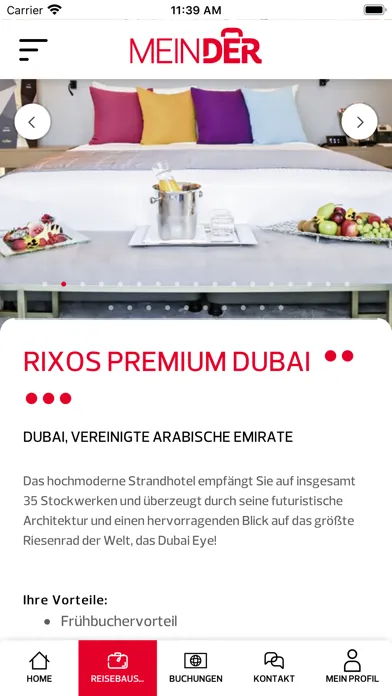 MeinDERTOUR Reisebüro Ekran Görüntüleri