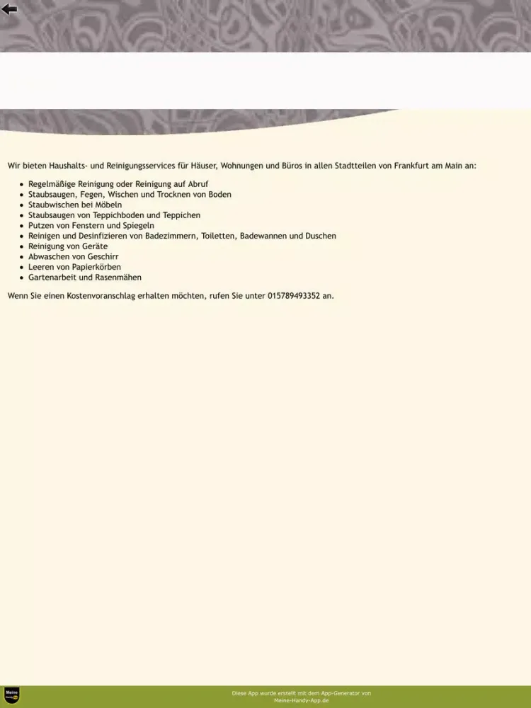 Screenshot di Kleiboehmer iPad 