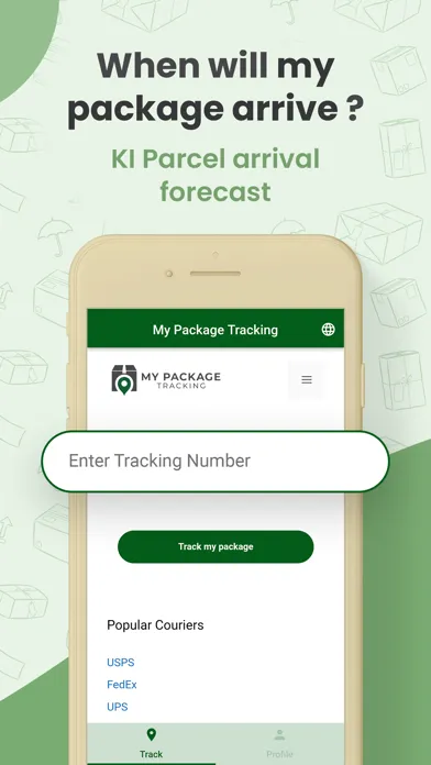 Скриншоты My Package Tracking