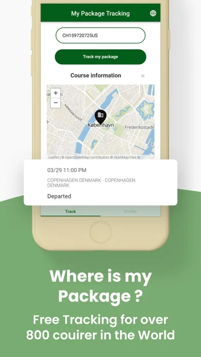 Скриншоты My Package Tracking
