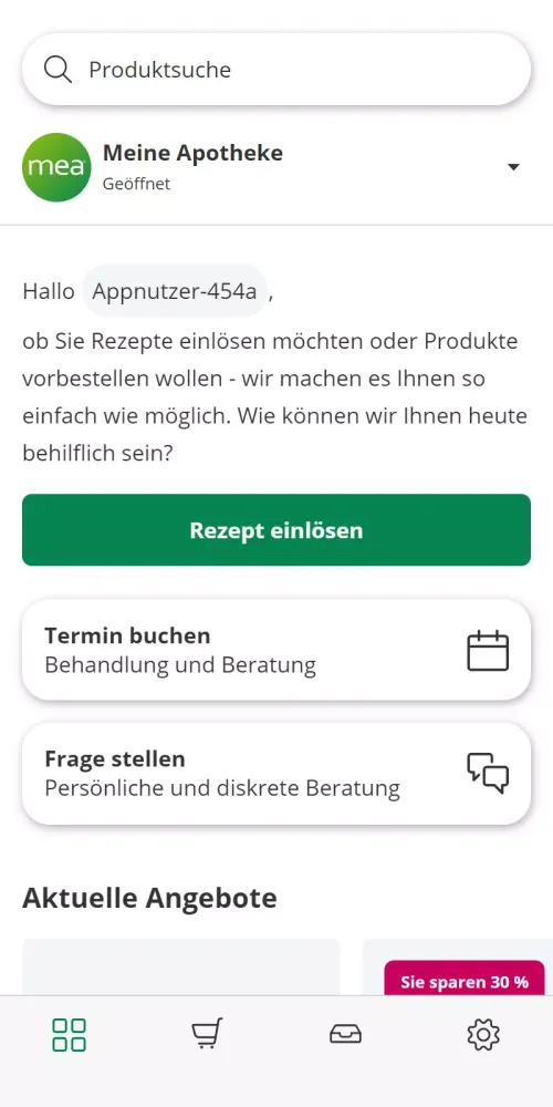 mea® - meineapotheke.de Screenshots