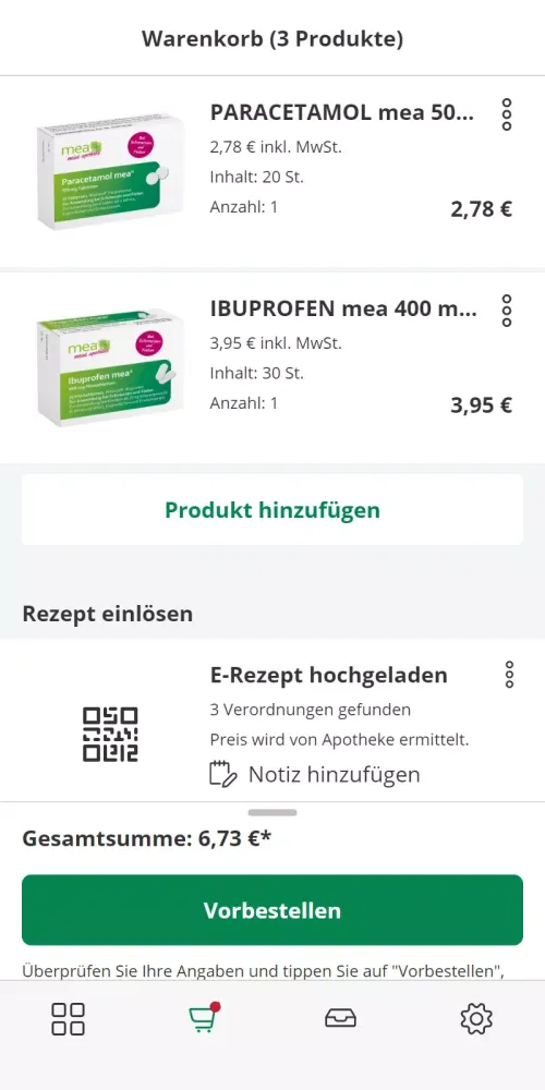 mea® - meineapotheke.de Screenshots