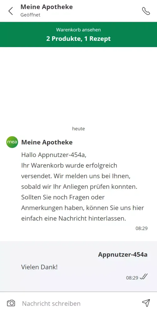 mea® - meineapotheke.de Screenshots