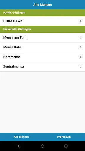 Mensa Göttingen স্ক্রিনশট