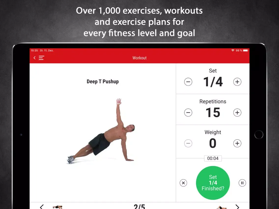 Men's Health Fitness&Nutrition iPad 应用截图
