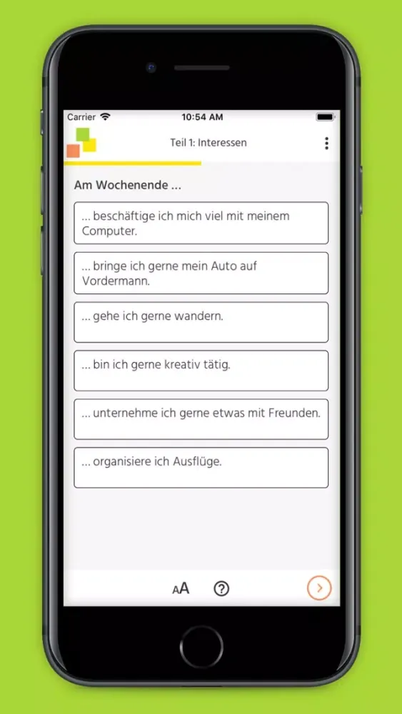 Capturas de tela do Bunte Zeit