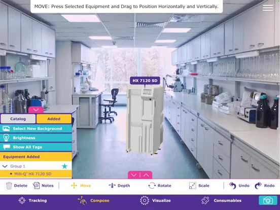 Milli-Q® Augmented Reality iPad  سکرین شاٹس
